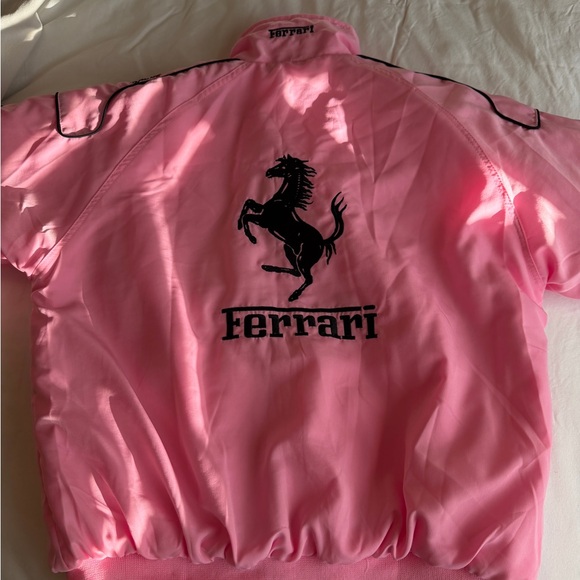 F1 Ferrari Pink Racing Shell Jacket - Picture 5 of 5